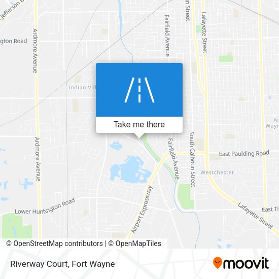Mapa de Riverway Court