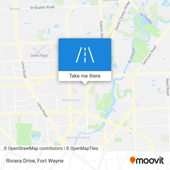 Riviera Drive map