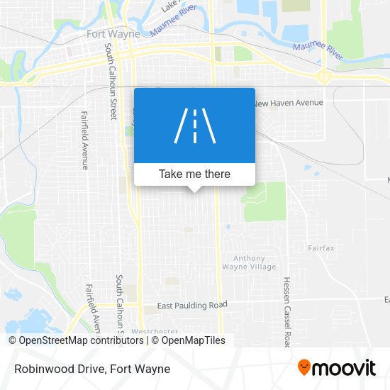 Robinwood Drive map