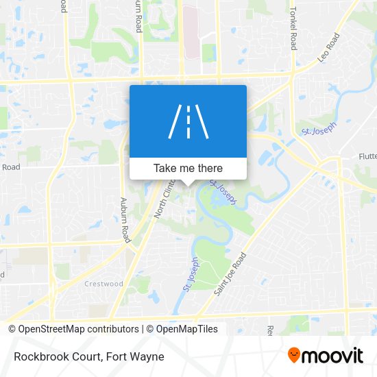 Mapa de Rockbrook Court