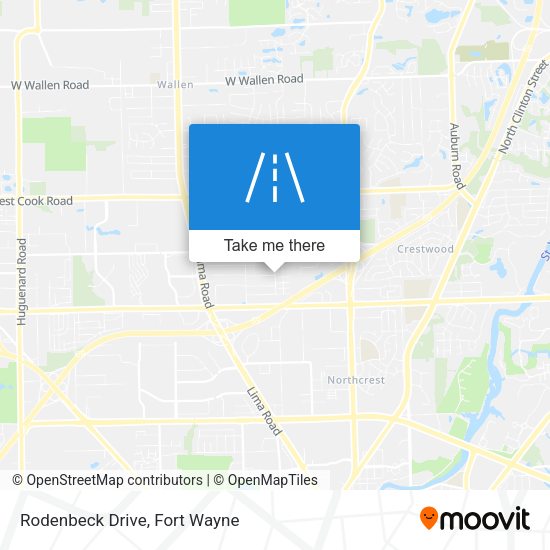Mapa de Rodenbeck Drive