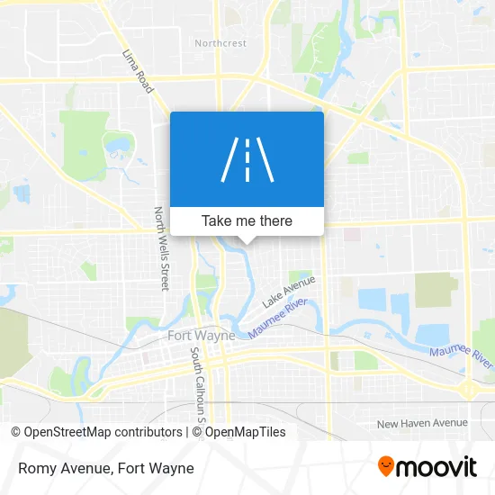 Romy Avenue map