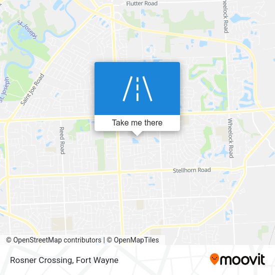 Rosner Crossing map