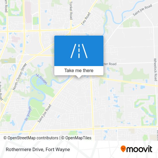 Mapa de Rothermere Drive