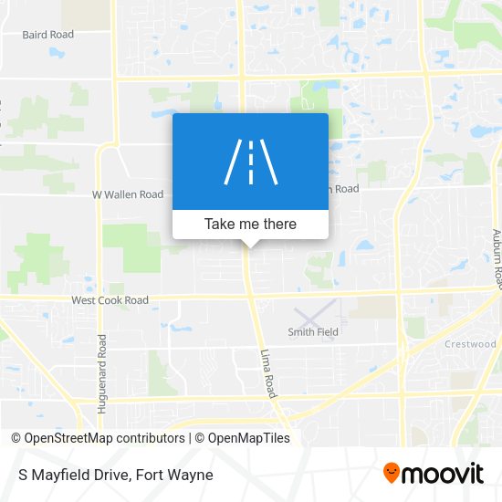 Mapa de S Mayfield Drive