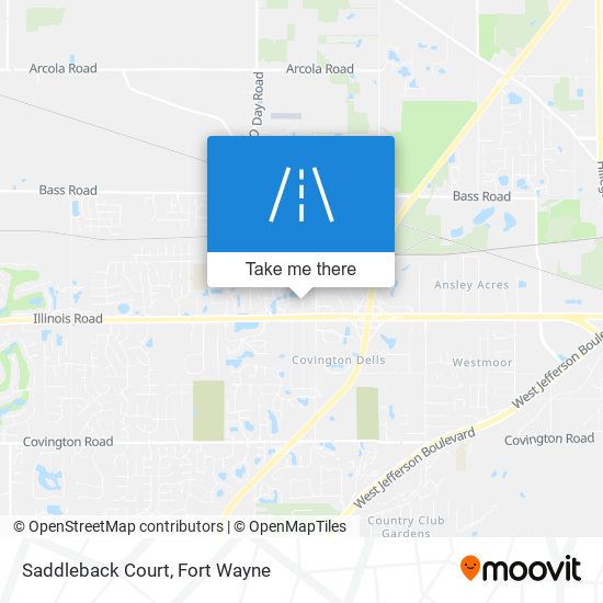 Saddleback Court map