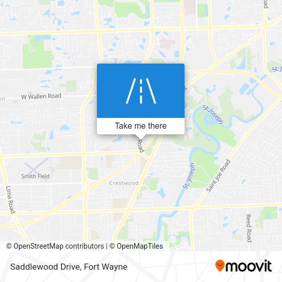 Saddlewood Drive map