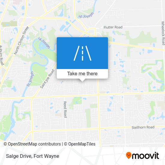 Salge Drive map