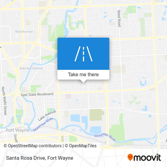 Santa Rosa Drive map