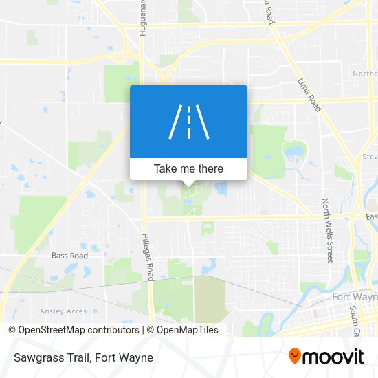 Mapa de Sawgrass Trail
