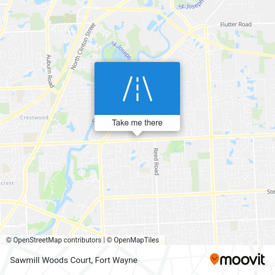 Mapa de Sawmill Woods Court