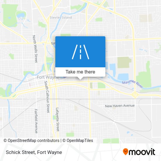 Mapa de Schick Street
