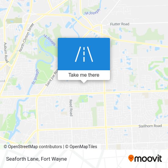 Mapa de Seaforth Lane