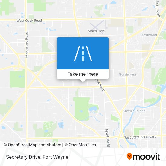 Mapa de Secretary Drive