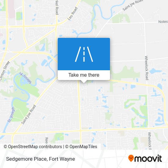 Mapa de Sedgemore Place