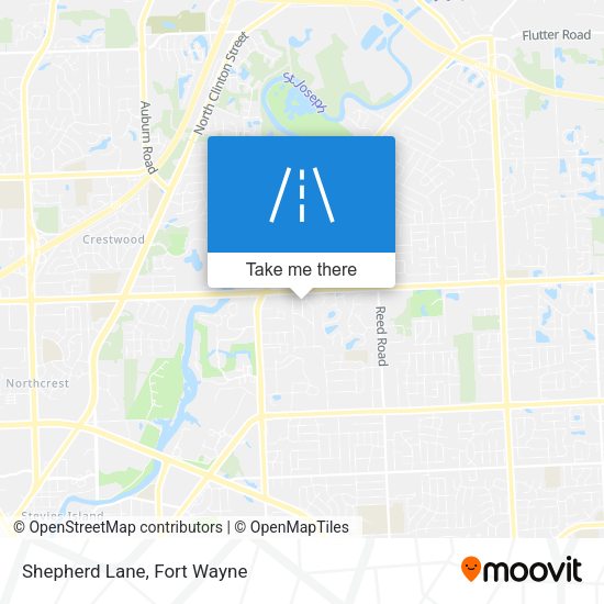Mapa de Shepherd Lane