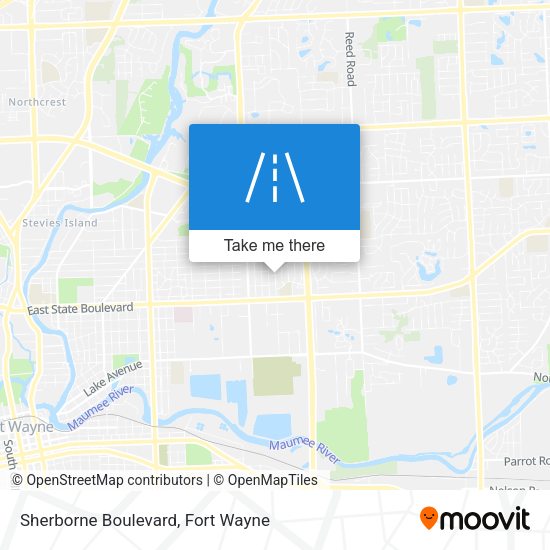 Mapa de Sherborne Boulevard