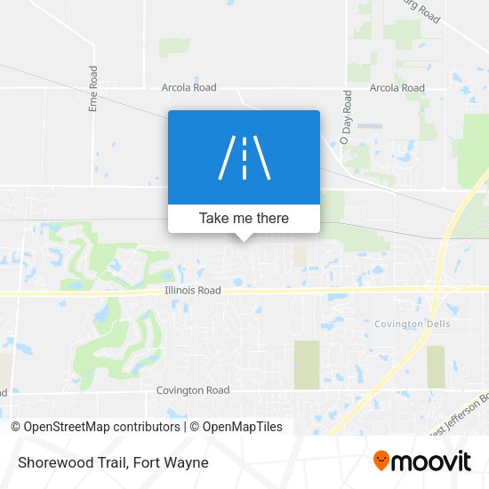 Mapa de Shorewood Trail