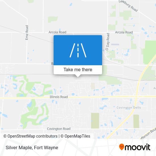 Mapa de Silver Maple