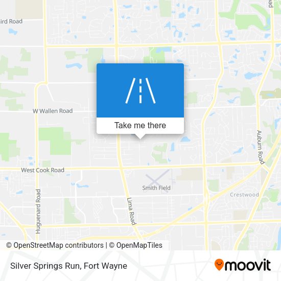 Silver Springs Run map