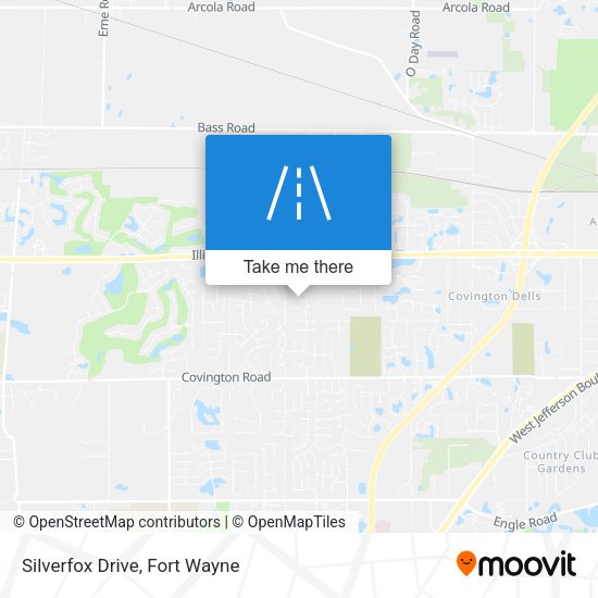 Mapa de Silverfox Drive