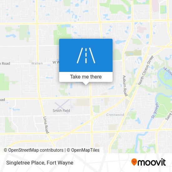 Singletree Place map