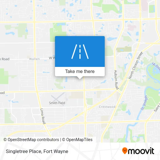 Singletree Place map