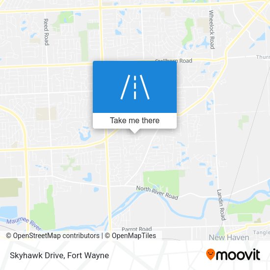 Skyhawk Drive map