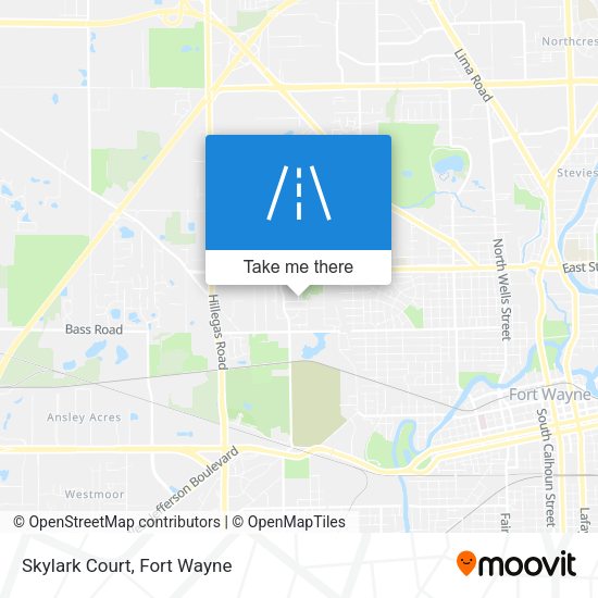 Mapa de Skylark Court