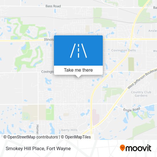 Mapa de Smokey Hill Place
