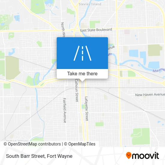 South Barr Street map