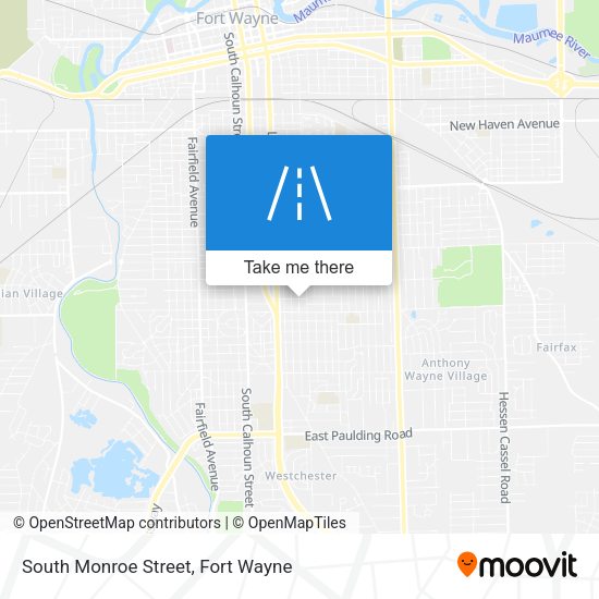 Mapa de South Monroe Street