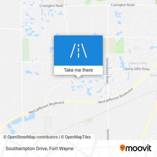 Southampton Drive map
