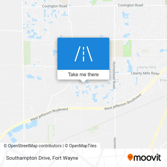 Southampton Drive map