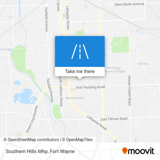 Mapa de Southern Hills Mhp