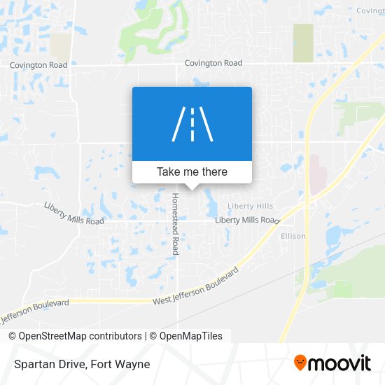 Mapa de Spartan Drive