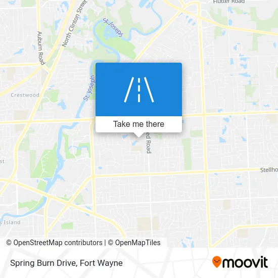 Spring Burn Drive map
