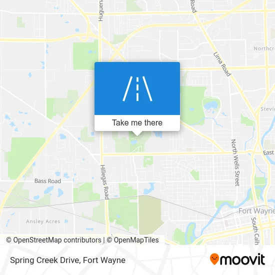 Spring Creek Drive map