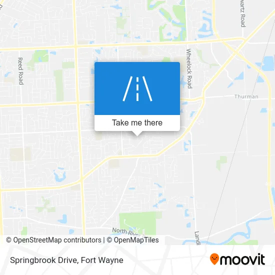 Springbrook Drive map