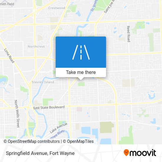 Mapa de Springfield Avenue