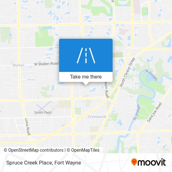 Mapa de Spruce Creek Place