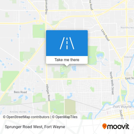 Mapa de Sprunger Road West