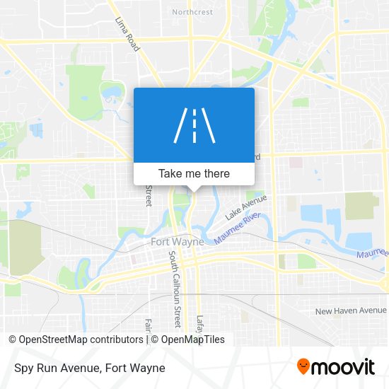 Mapa de Spy Run Avenue