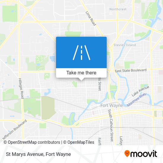 St Marys Avenue map
