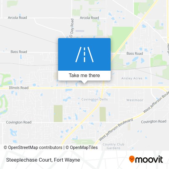 Steeplechase Court map