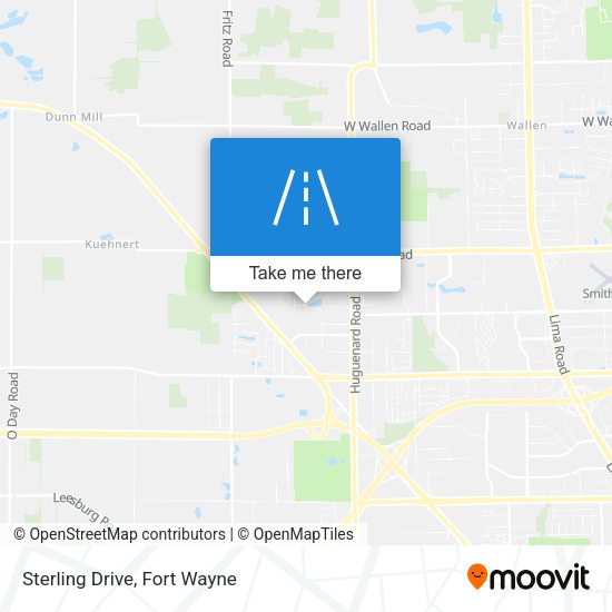 Mapa de Sterling Drive