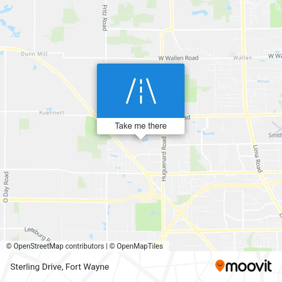 Sterling Drive map