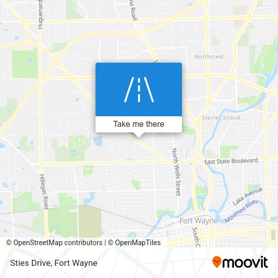 Mapa de Sties Drive