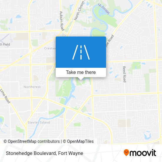 Stonehedge Boulevard map