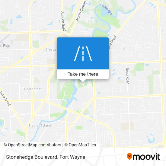 Stonehedge Boulevard map